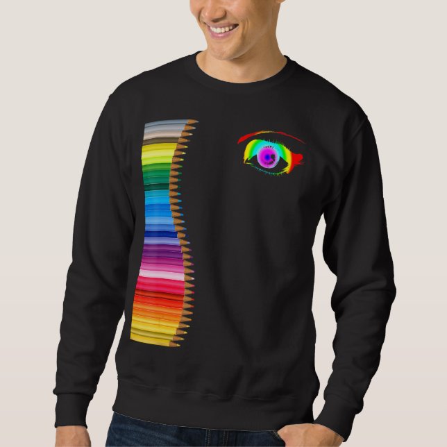 Sweatshirt Artiste crayon (Devant)