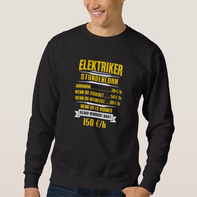 Sweatshirt Artiste Électronique Résistante Électriciens Horai (Devant)