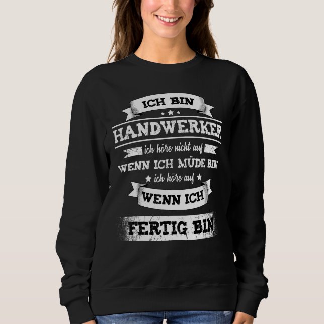 Sweatshirt Artiste Pride Motif Peintre Artisans (Devant)