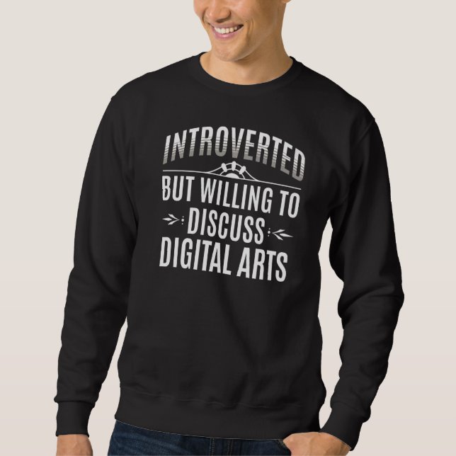 Sweatshirt Arts numériques introduits (Devant)