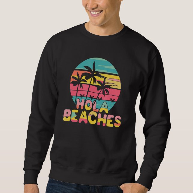 Sweatshirt Aruba Hola Plages Une Bonne Île (Devant)
