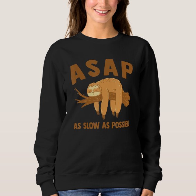 Sweatshirt ASAP Le Plus Lent Possible Slots (Devant)