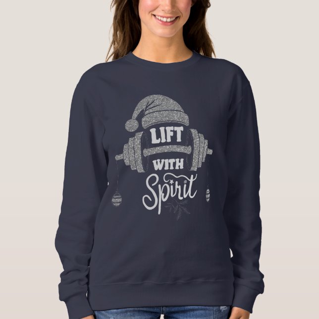 Sweatshirt Ascenseur avec esprit Gymnase de vacances Inspirat (Devant)