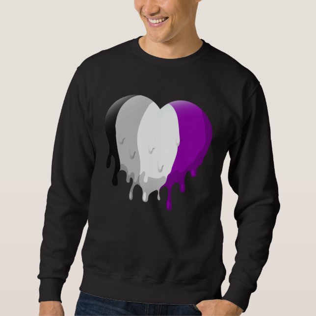 Sweatshirt Asexual Heart (Devant)