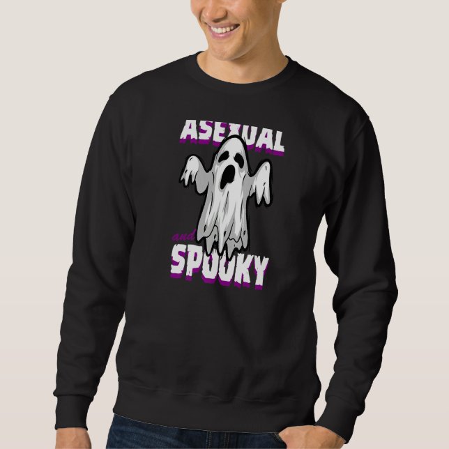 Sweatshirt Asexuel Et Éffrayant Ghost Ace Ghost Halloween (Devant)