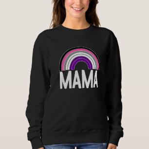 Sweatshirt Asexuel Mama Arc-en-ciel Lgbt Q Cool Ace Pride Fla