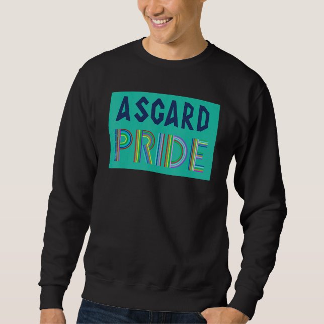 Sweatshirt Asgard Pride Lgbt Pride Mois Rainbow Lesbian Gay (Devant)