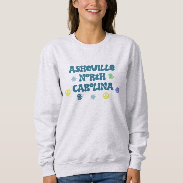 Sweatshirt Asheville Caroline du Nord (Devant)