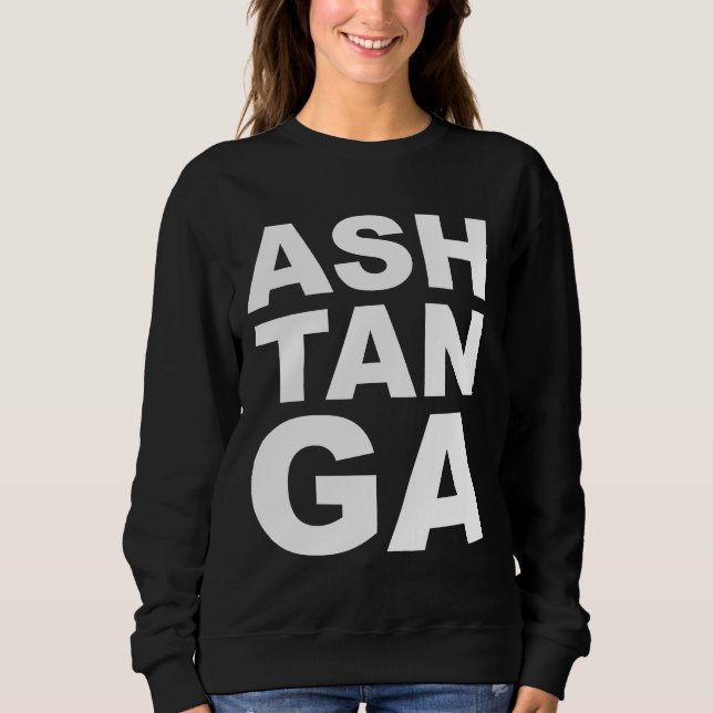 Sweatshirt Ashtanga Yoga Relaxé Fit (Devant)