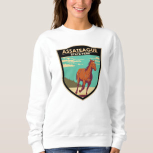 Sweatshirt Assateague State Park Maryland Badge