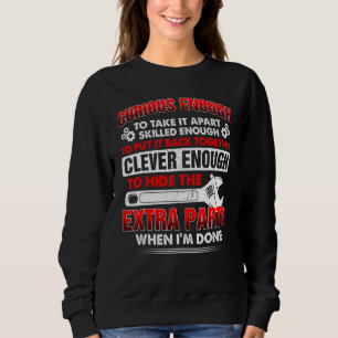 Sweatshirt Assez curieux pour démonter des hommes mécaniciens