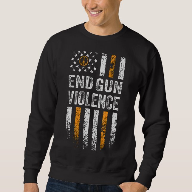 Sweatshirt Assez fin à la violence des armes à feu pour aucun (Devant)