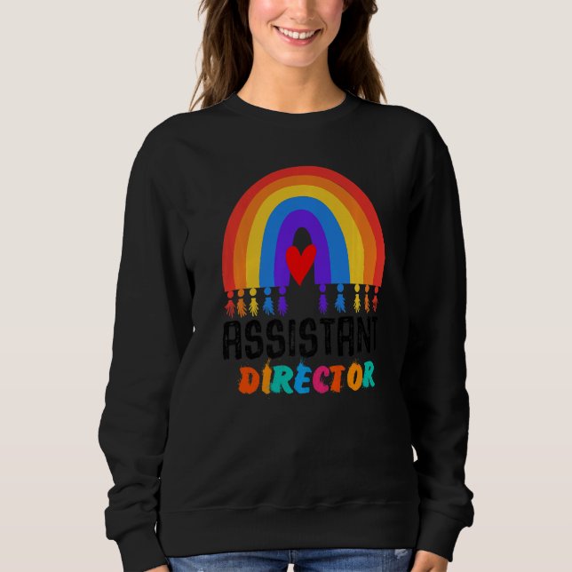 Sweatshirt Assistant Director Appreciation Week Theater Nursi (Devant)