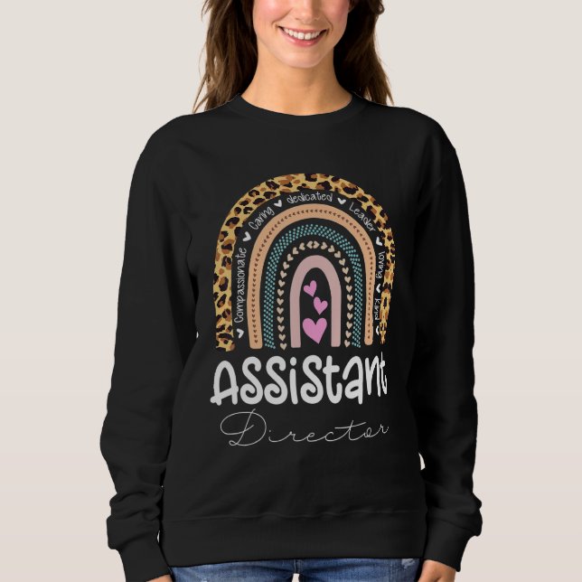 Sweatshirt Assistant Director Appreciation Week Theater Nursi (Devant)