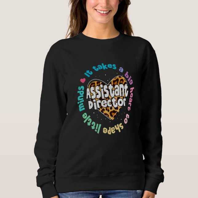 Sweatshirt Assistant Director Appreciation Week Theater Nursi (Devant)