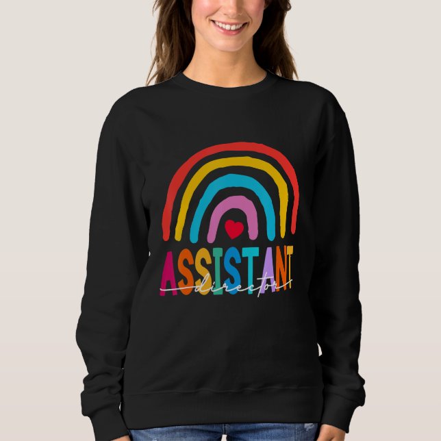 Sweatshirt Assistant Director Appreciation Week Theater Nursi (Devant)