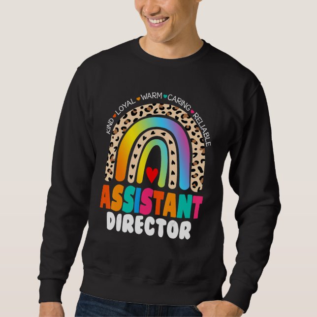 Sweatshirt Assistant Director Appreciation Week Theater Nursi (Devant)