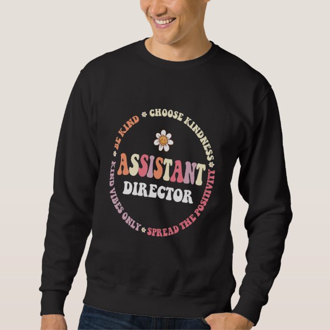 Sweatshirt Assistant Director Appreciation Week Theater Nursi (Devant)