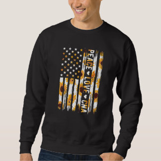 Sweatshirt Assistant en soins infirmiers certifié Drapeau amé