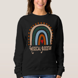 Sweatshirt Assistant Médicale Rainbow Appréciation essentiell