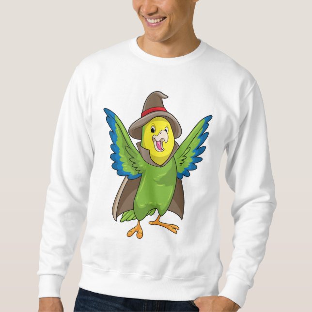 Sweatshirt Assistant Parrot en tant qu'assistant avec Casquet (Devant)