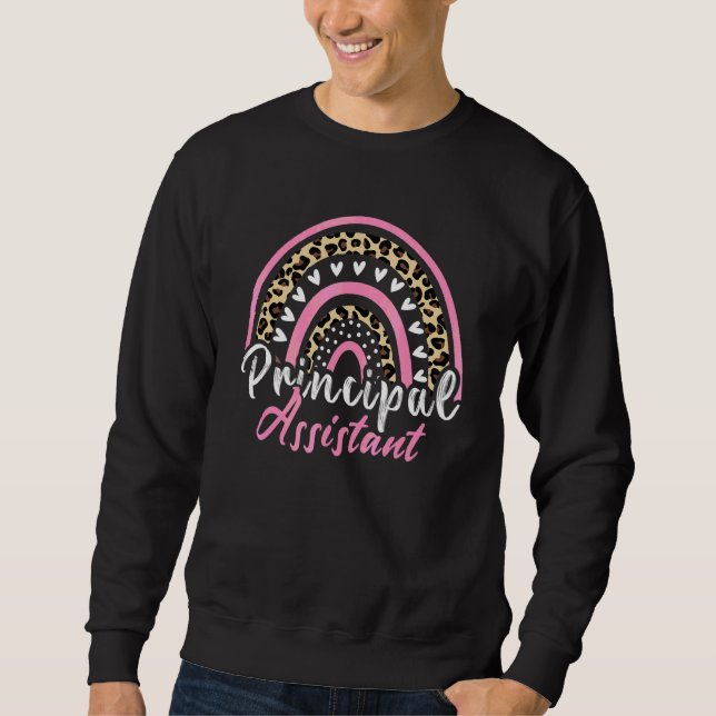 Sweatshirt Assistant principal Arc en arc-en-arc Titre du tra (Devant)