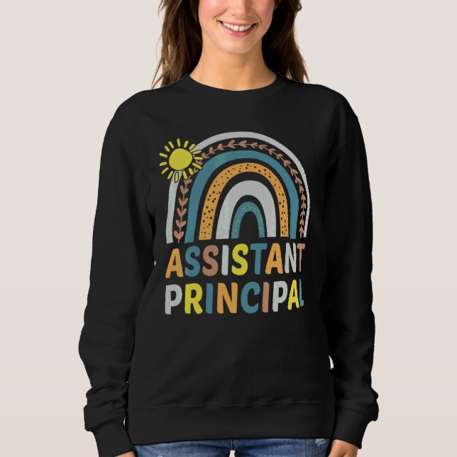Sweatshirt Assistant principal Arc en arc-en-arc Titre du tra (Devant)