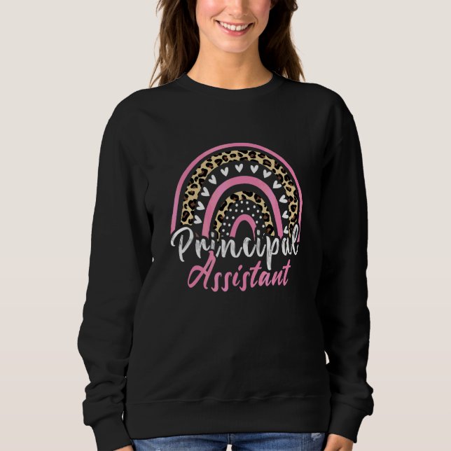 Sweatshirt Assistant principal Arc en arc-en-arc Titre du tra (Devant)
