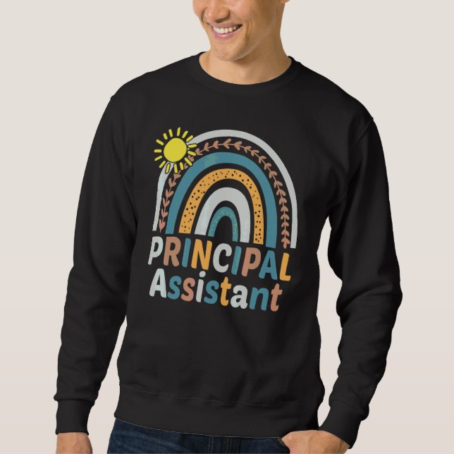 Sweatshirt Assistant principal Arc en arc-en-arc Titre du tra (Devant)