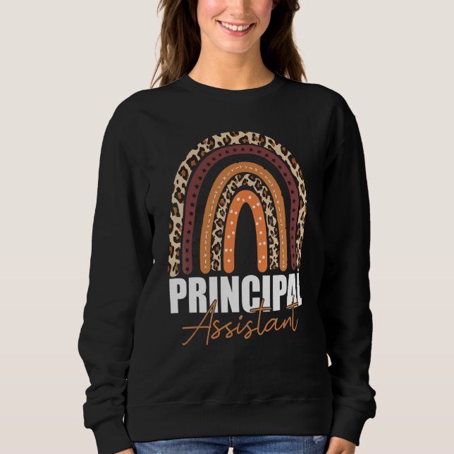 Sweatshirt Assistant principal Arc en arc-en-arc Titre du tra (Devant)
