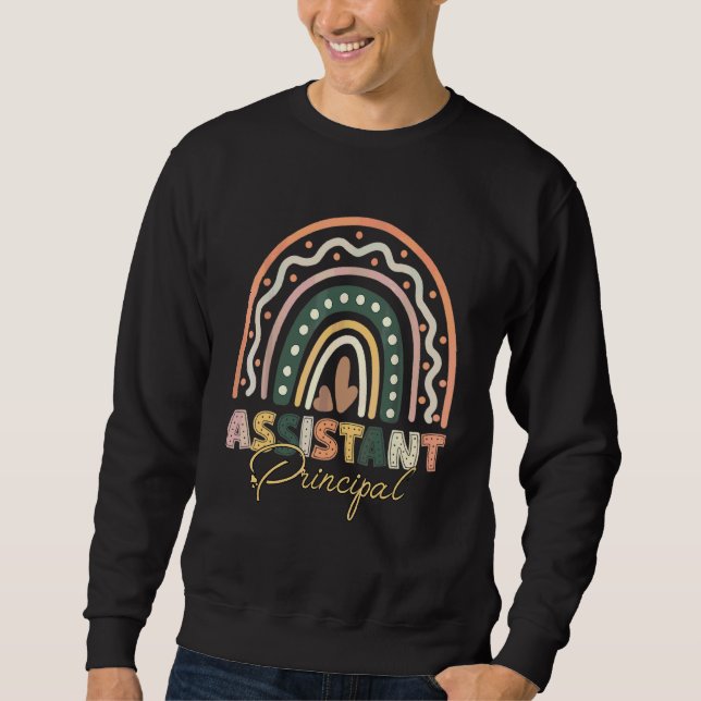 Sweatshirt Assistant principal Arc en arc-en-arc Titre du tra (Devant)