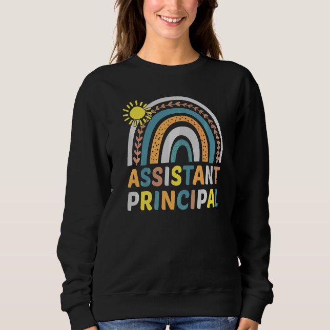 Sweatshirt Assistant principal Arc en arc-en-arc Titre du tra (Devant)