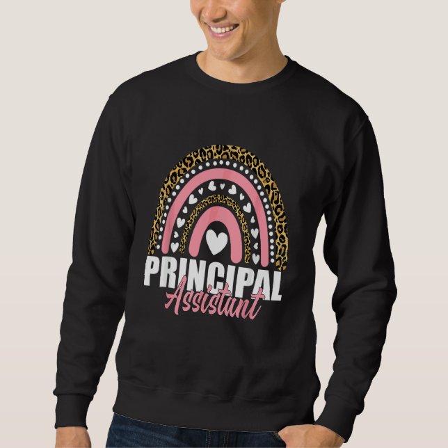 Sweatshirt Assistant principal Arc en arc-en-arc Titre du tra (Devant)
