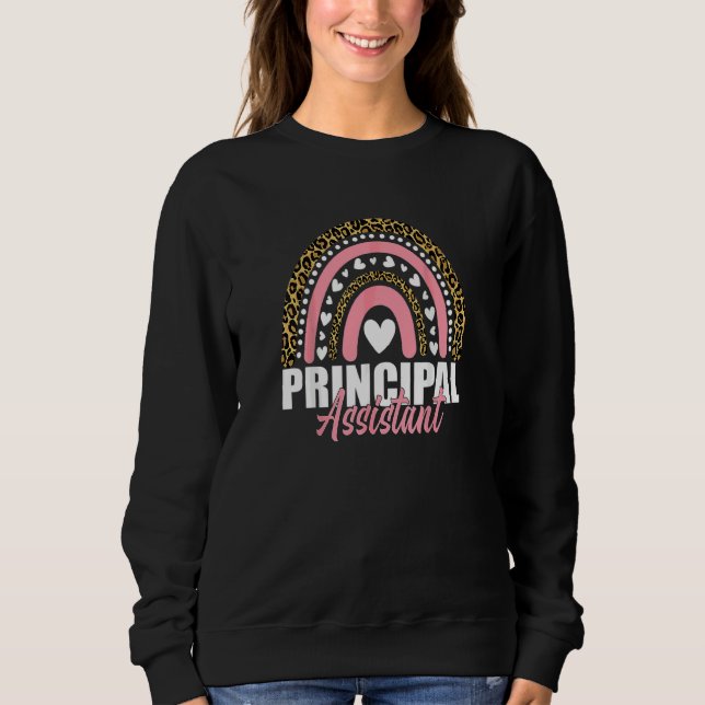 Sweatshirt Assistant principal Arc en arc-en-arc Titre du tra (Devant)