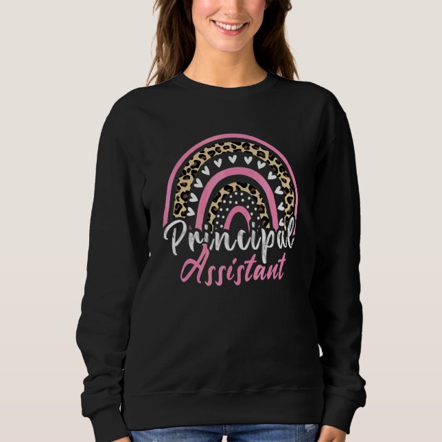 Sweatshirt Assistant principal Arc en arc-en-arc Titre du tra (Devant)