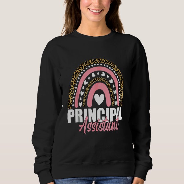 Sweatshirt Assistant principal Arc en arc-en-arc Titre du tra (Devant)