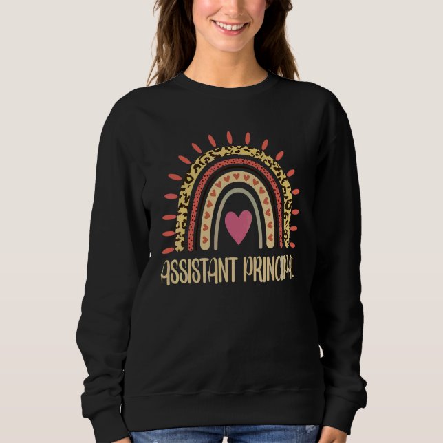 Sweatshirt Assistant principal Arc en arc-en-arc Titre du tra (Devant)