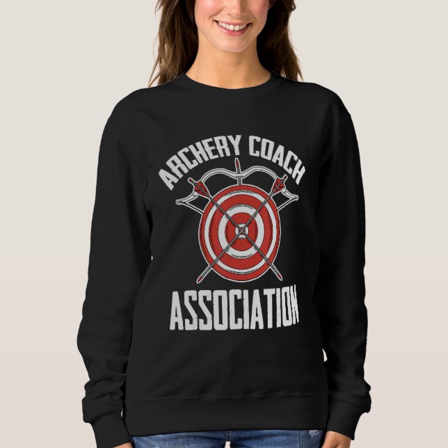 Sweatshirt Association d'Entraîneur de Tir à l'Arc  Archer Bo (Devant)
