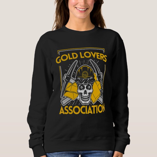 Sweatshirt Association   d'or   Creuser   Prospection   Mini  (Devant)