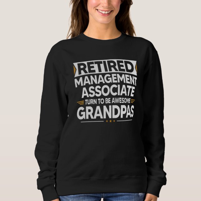 Sweatshirt Associé À La Gestion À La Retraite Se Transformer  (Devant)