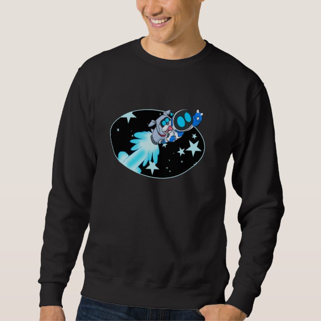 Sweatshirt Astro Bot Secourt Mission Rocket Dog Flight Club P (Devant)