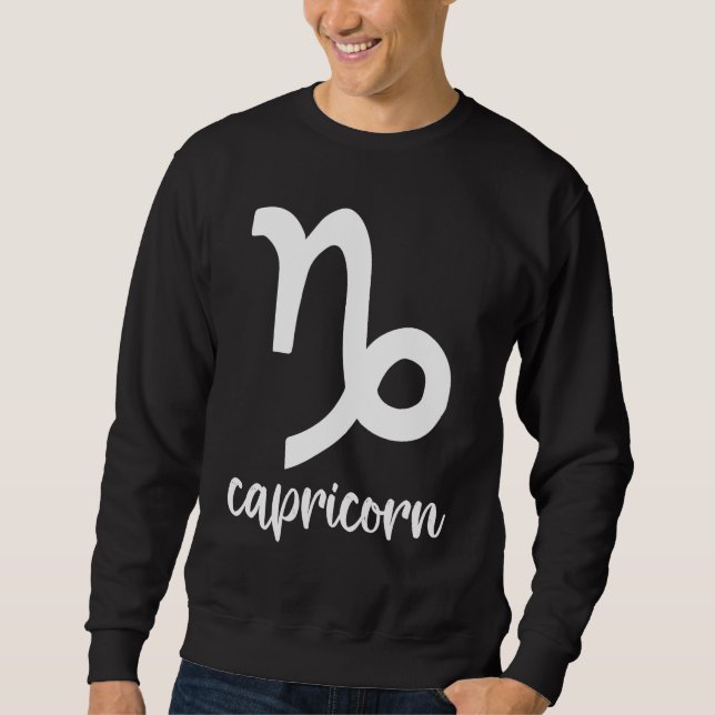 Sweatshirt Astrologie Capricorne Zodiaque (Devant)