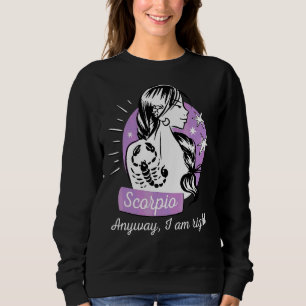 Sweatshirt Astrologie Dit Scorpion SIGNE Zodiaque