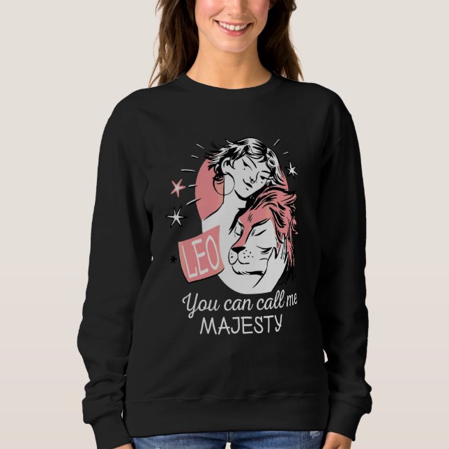 Sweatshirt Astrologie Dit Zodiac Sign Leo (Devant)