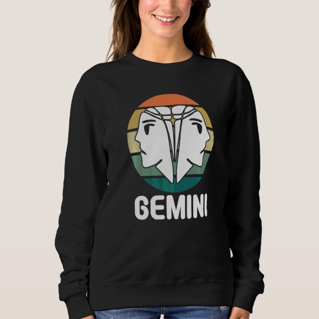 Sweatshirt Astrologie   Gémeaux (Devant)