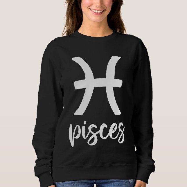 Sweatshirt Astrology Pisces Zodiac (Devant)
