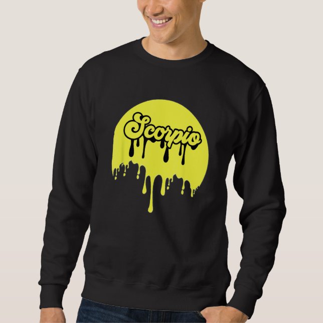 Sweatshirt Astrology Zodiac Horoscope Mothers Day  For Scorpi (Devant)