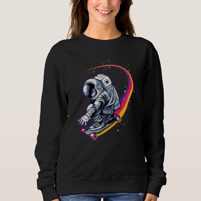 Sweatshirt Astronaut et planche à voile (Devant)