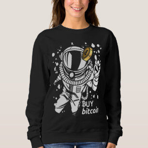 Sweatshirt Astronaute Attrape Bitcoin Acheter Bitcoin Cyber S