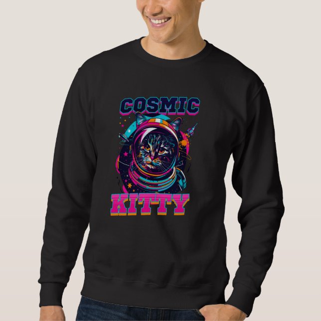 Sweatshirt Astronaute de Chat Cosmic Kitty (Devant)